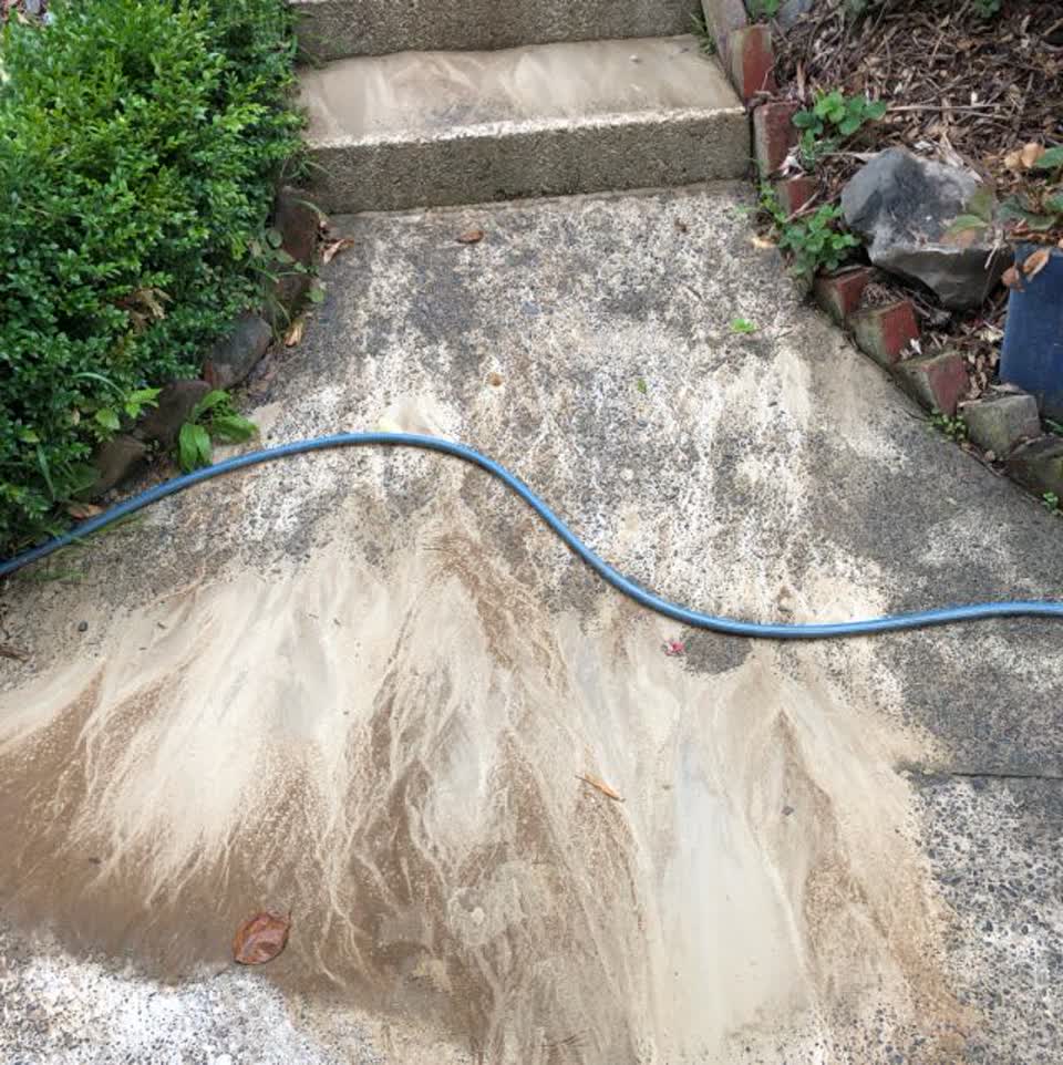The photograph attached to this flooding report