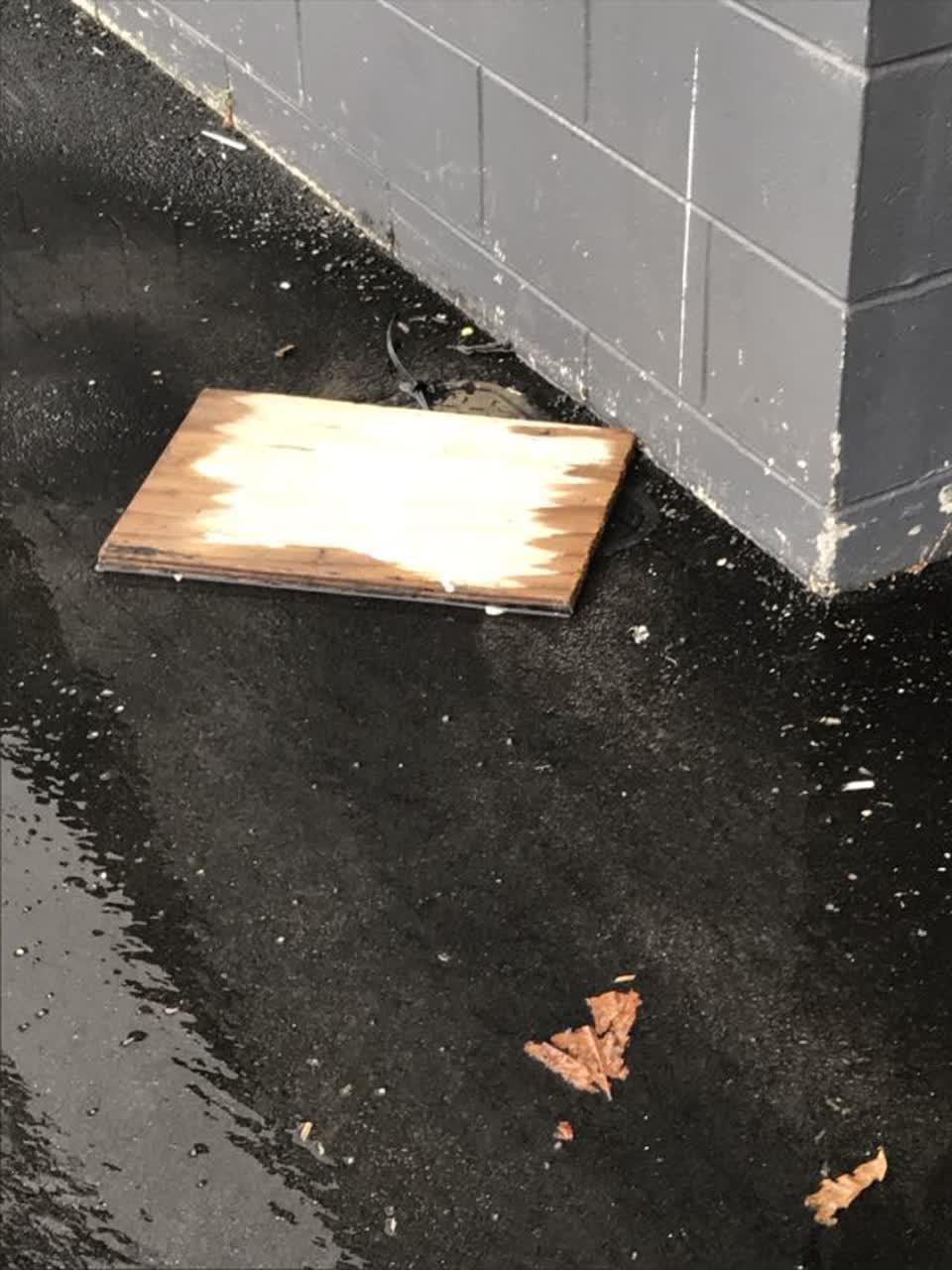 The photograph attached to this water supply report