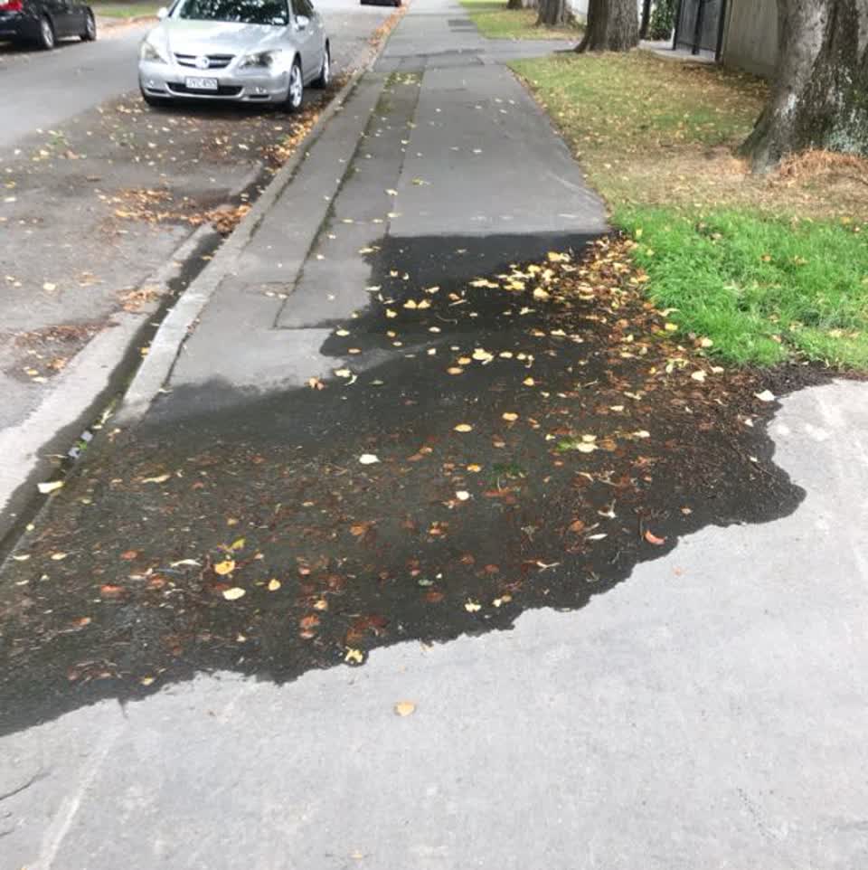 The photograph attached to this water supply report