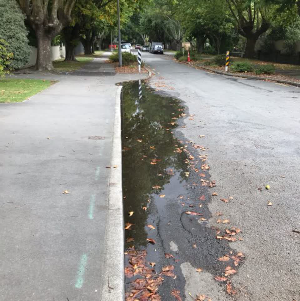 The photograph attached to this wastewater/stormwater report