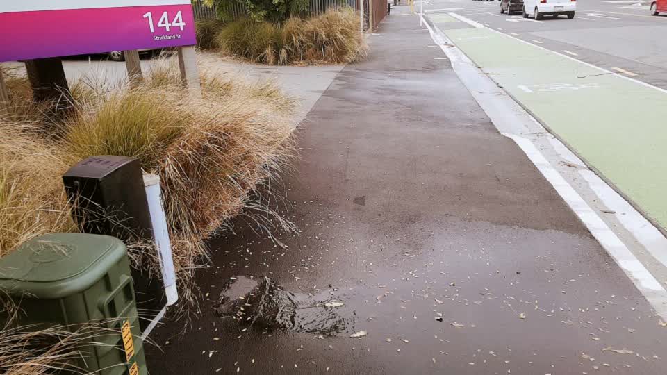 The photograph attached to this wastewater/stormwater report