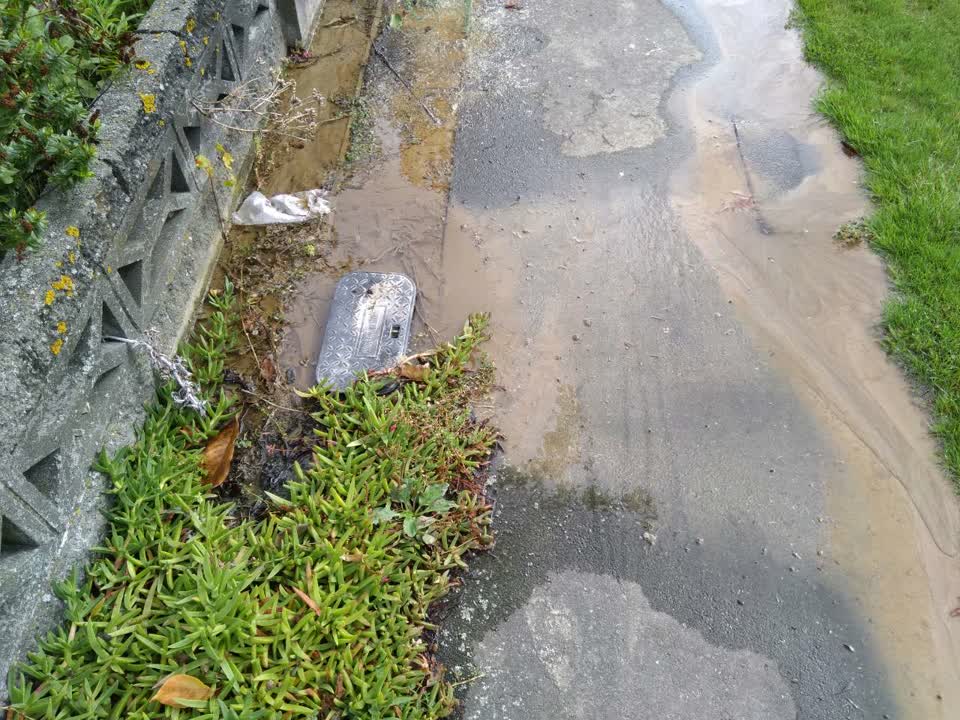 The photograph attached to this water supply report