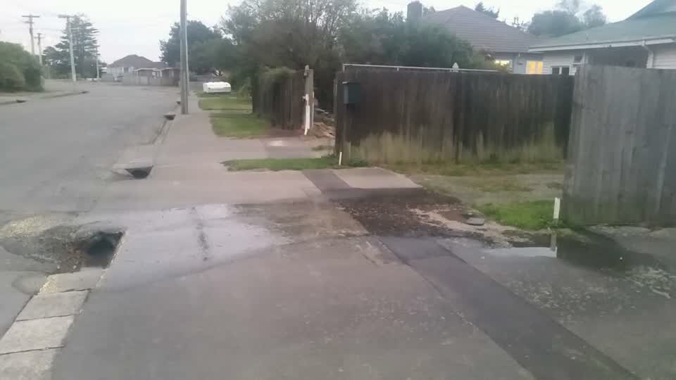 The photograph attached to this wastewater/stormwater report