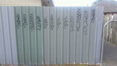 Graffiti, a report photo