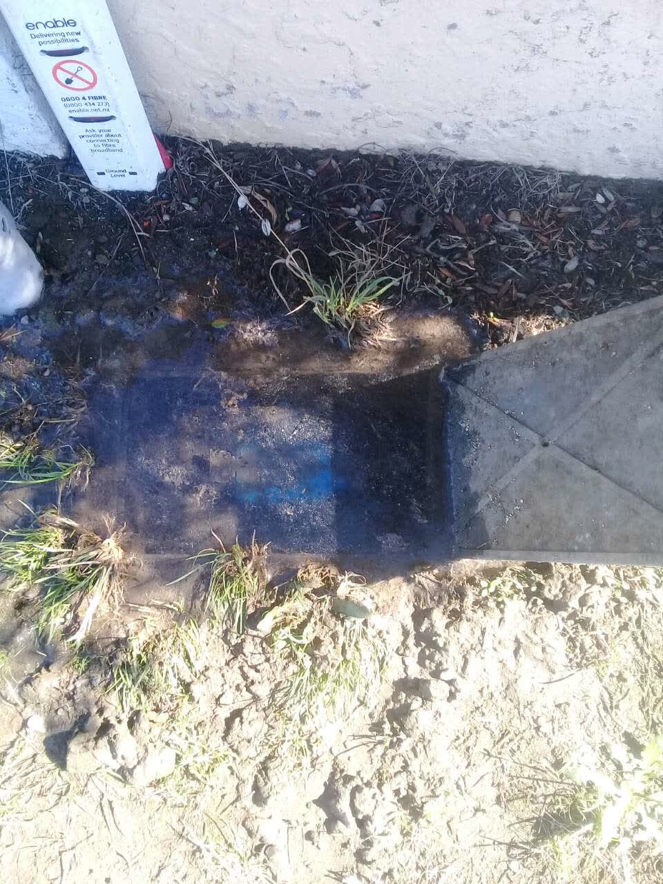 The photograph attached to this water supply report