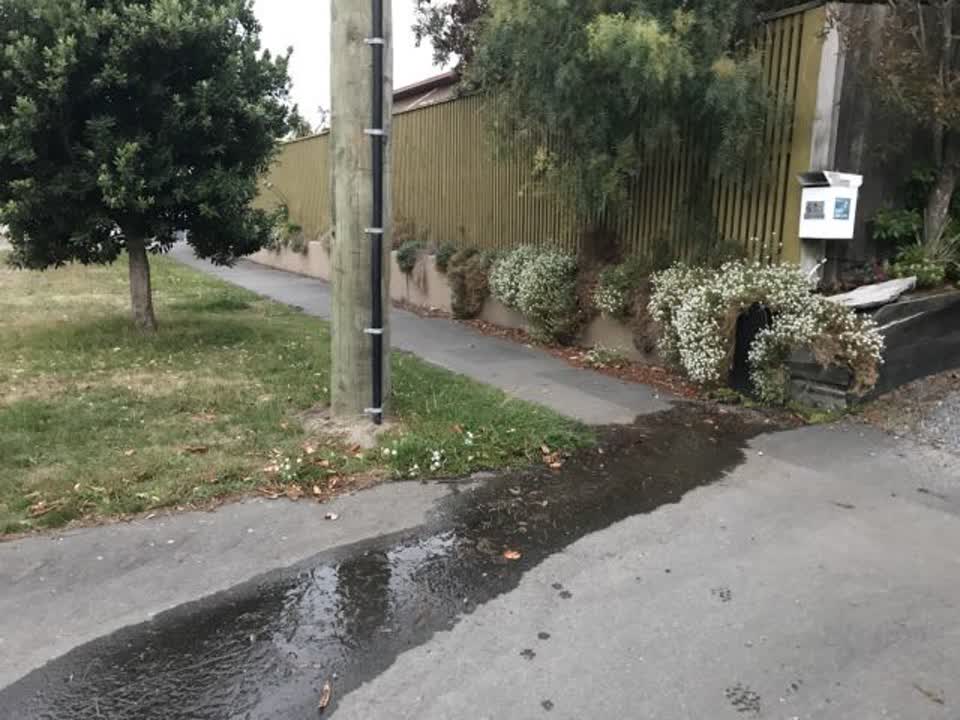 The photograph attached to this water supply report