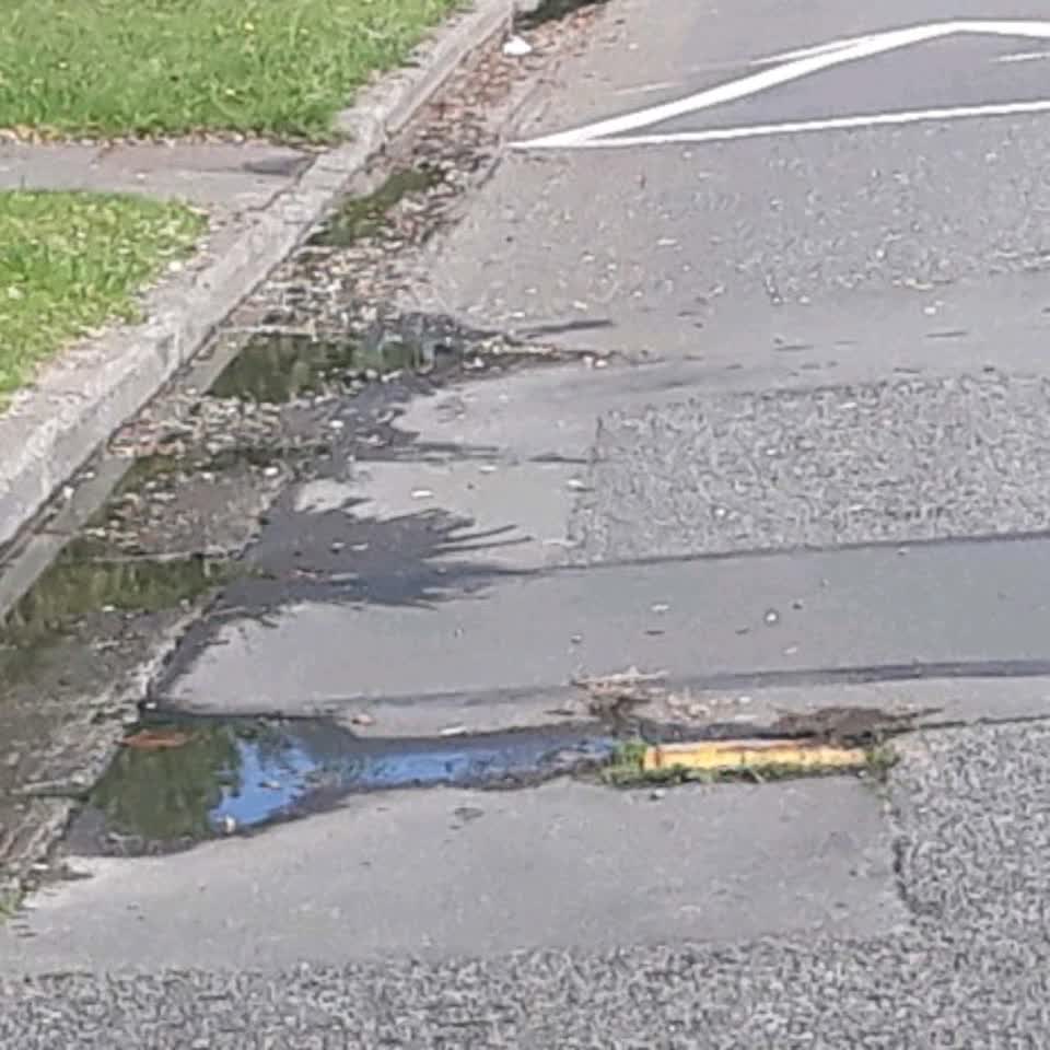 The photograph attached to this water supply report