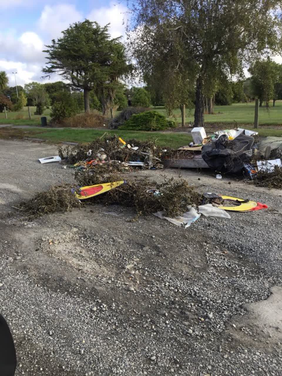 The photograph attached to this rubbish/recycling report