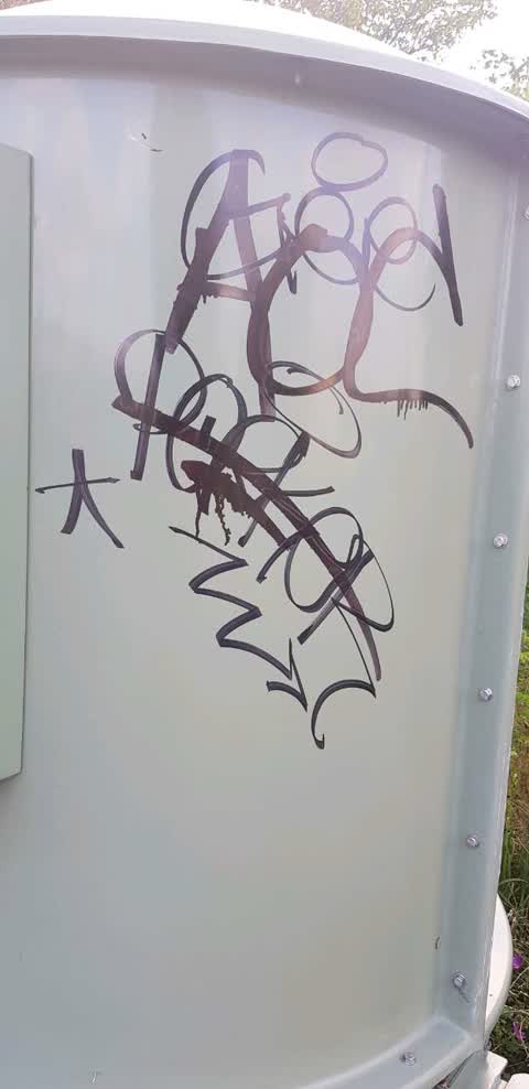 Graffiti, a report photo