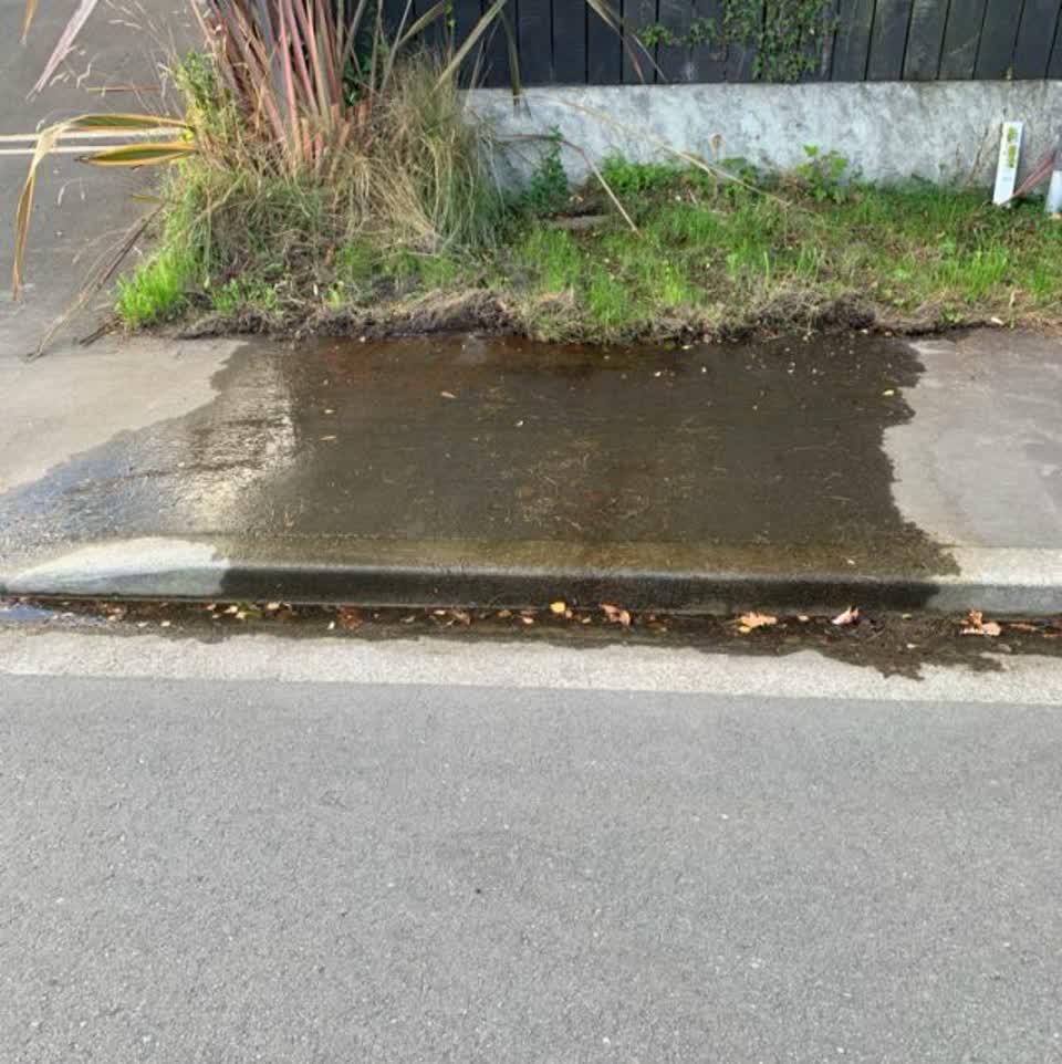 The photograph attached to this water supply report