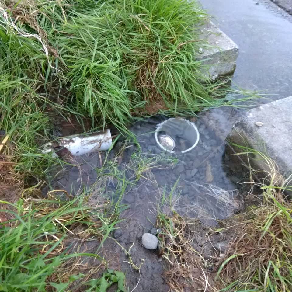 The photograph attached to this water supply report