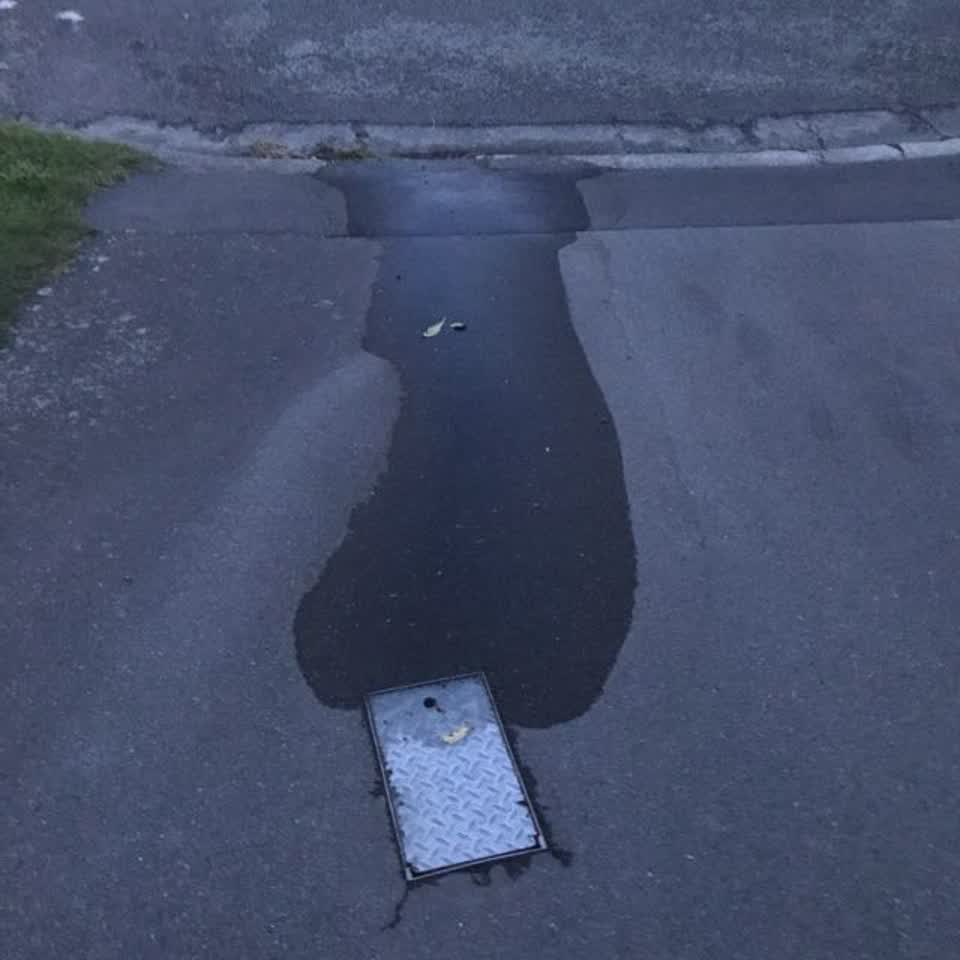 The photograph attached to this water supply report