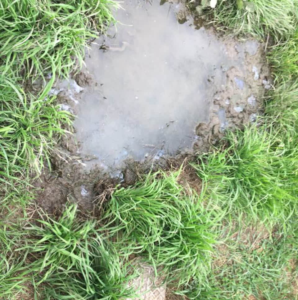 The photograph attached to this water supply report