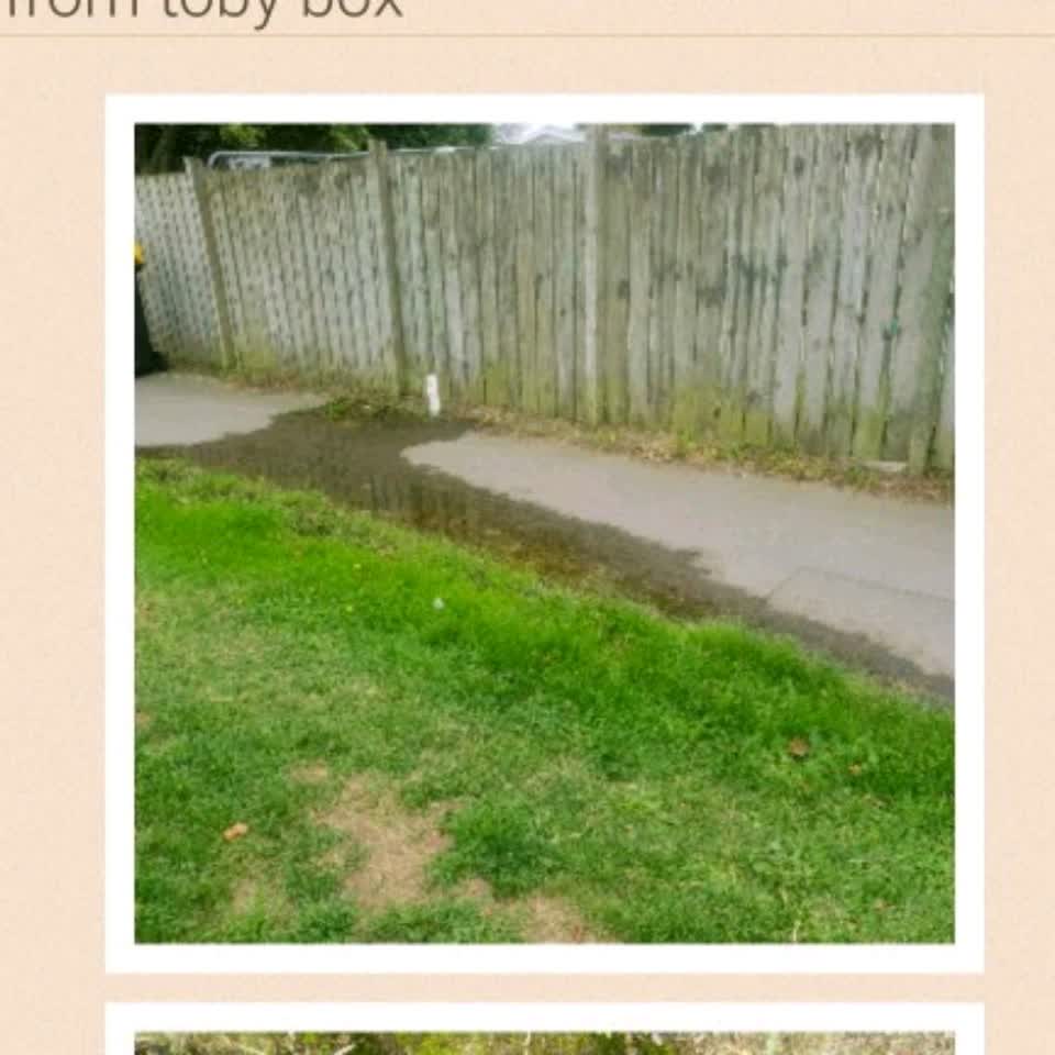 The photograph attached to this water supply report