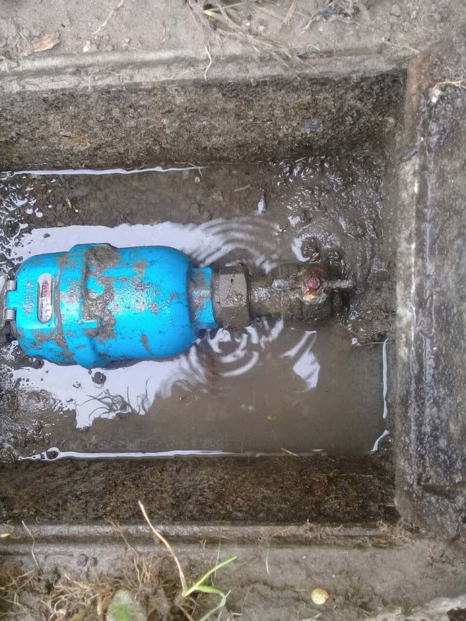 The photograph attached to this water supply report