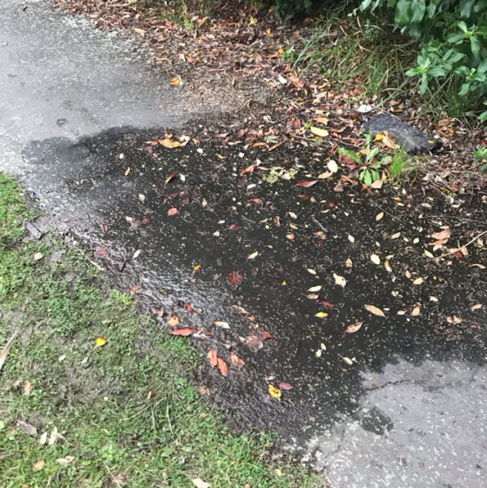 The photograph attached to this water supply report