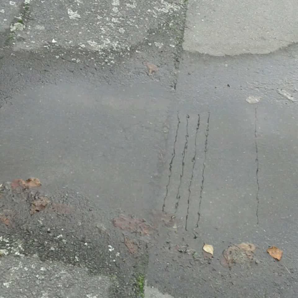 The photograph attached to this wastewater/stormwater report
