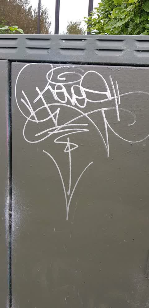 Graffiti, a report photo