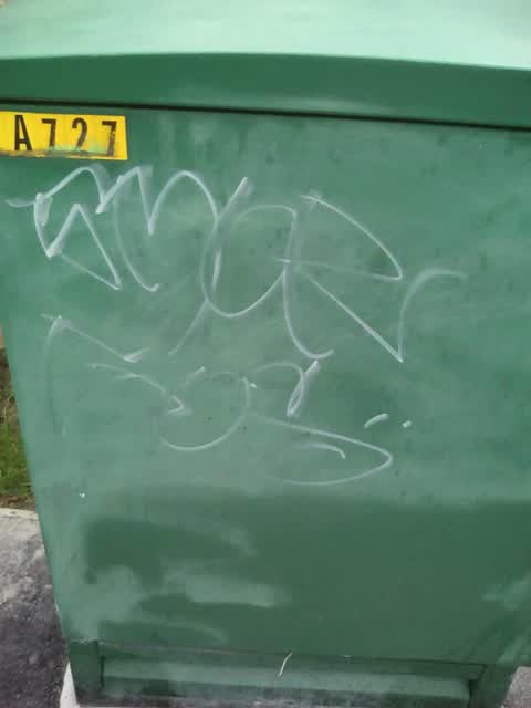 Graffiti, a report photo
