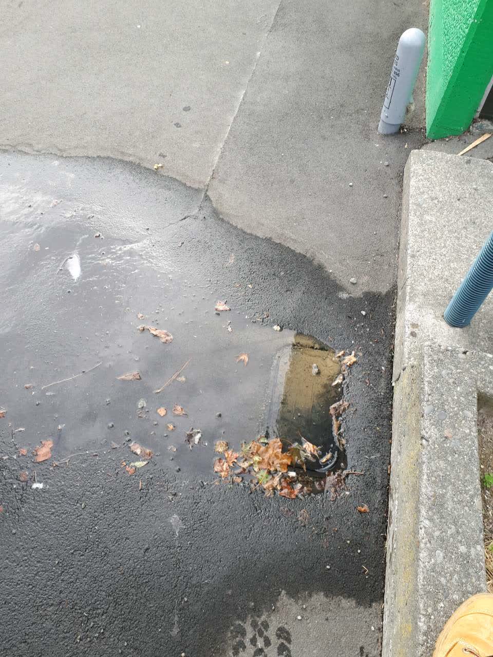 The photograph attached to this water supply report