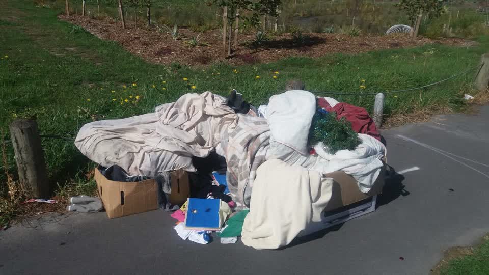 The photograph attached to this rubbish/recycling report
