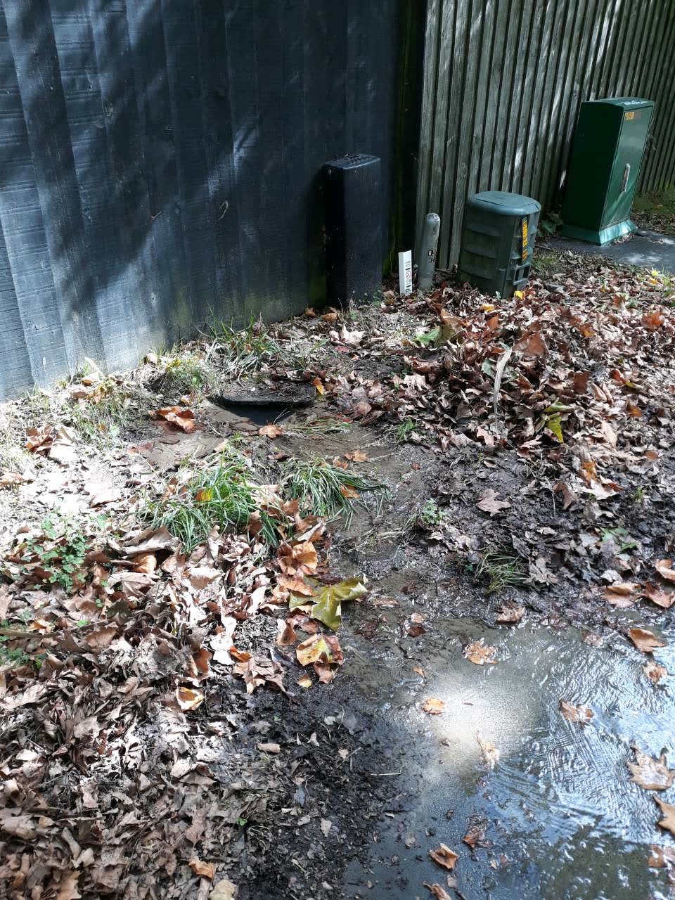 The photograph attached to this wastewater/stormwater report