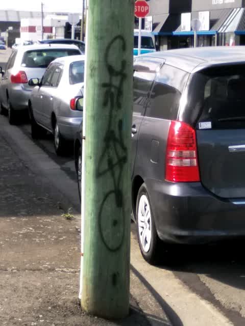 Graffiti, a report photo
