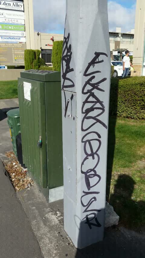 Graffiti, a report photo