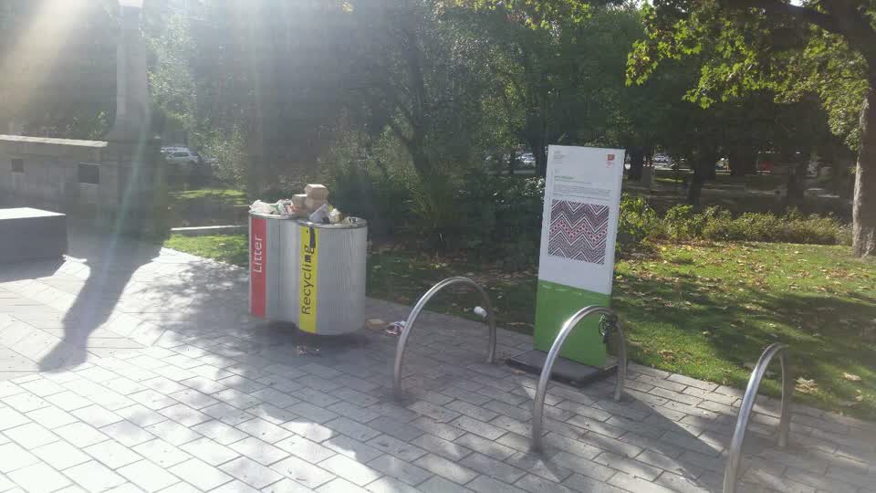 The photograph attached to this rubbish/recycling report