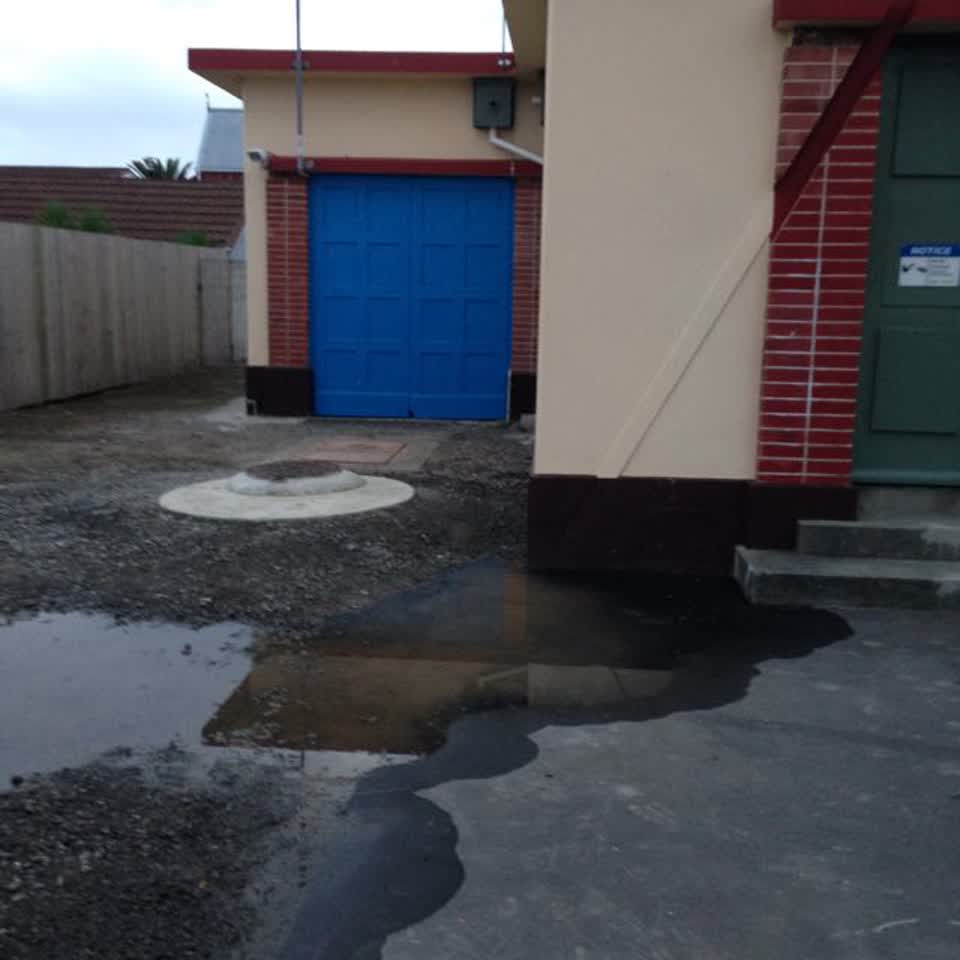 The photograph attached to this water supply report