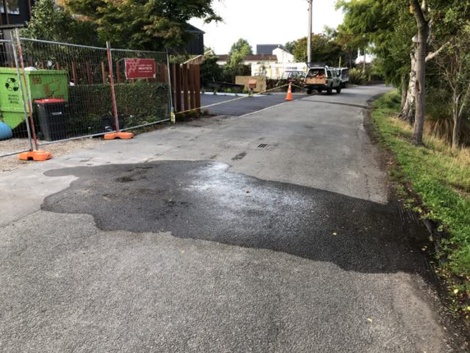 The photograph attached to this water supply report
