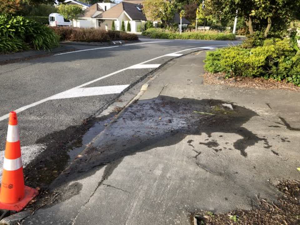 The photograph attached to this water supply report