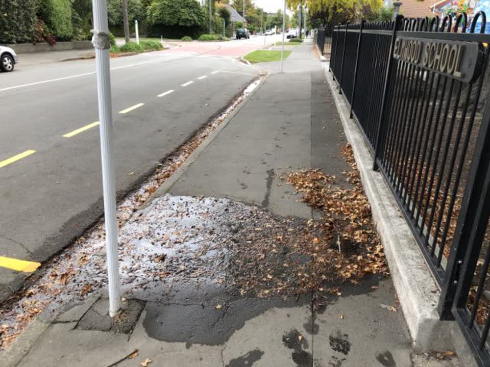 The photograph attached to this water supply report