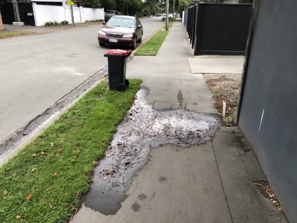 The photograph attached to this water supply report