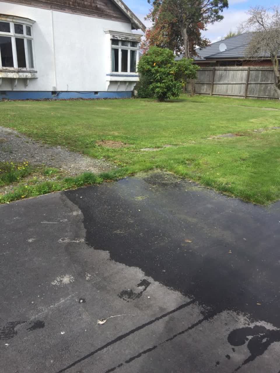 The photograph attached to this flooding report