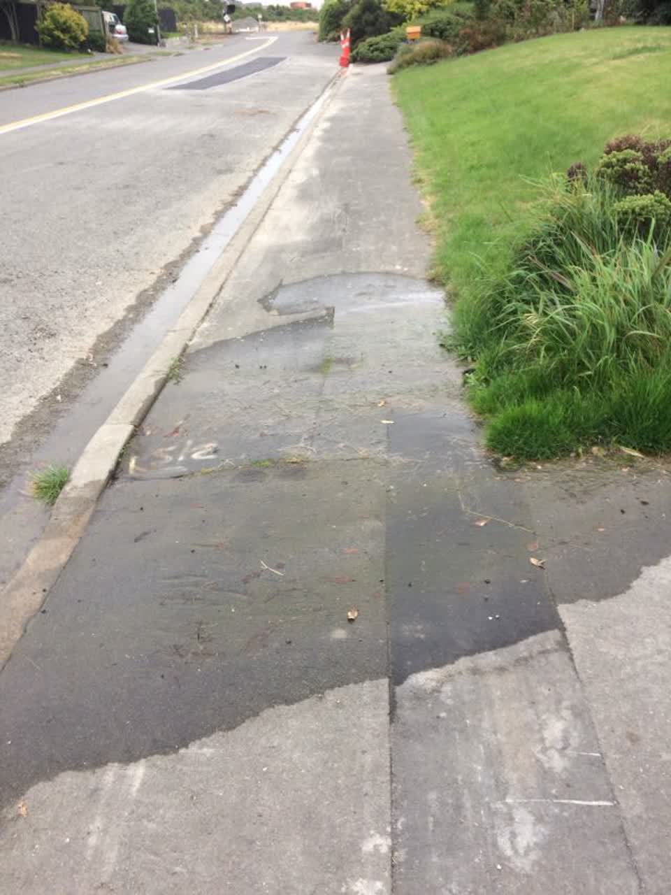 The photograph attached to this water supply report
