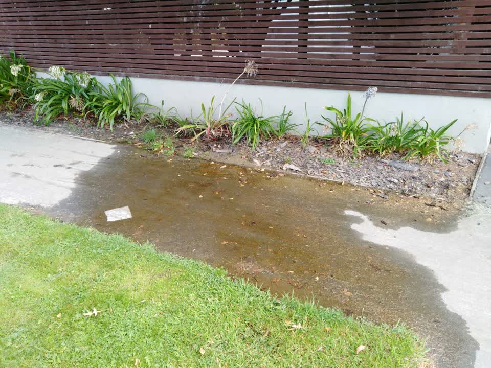 The photograph attached to this water supply report