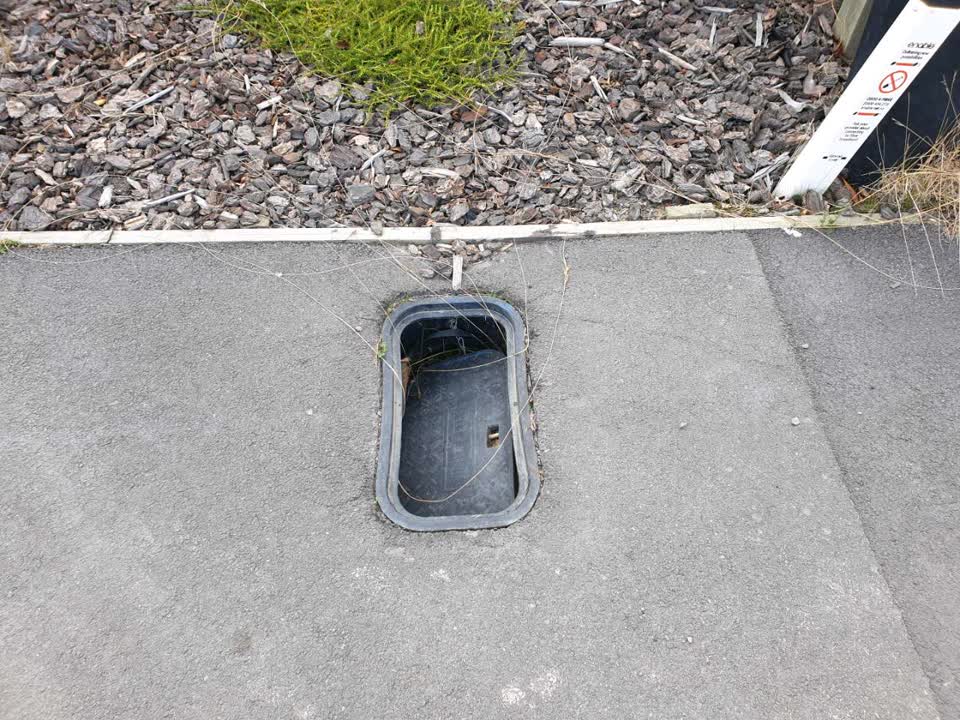The photograph attached to this water supply report