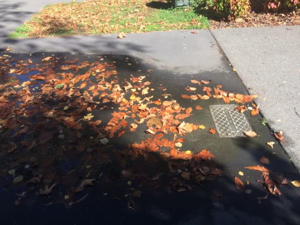 The photograph attached to this wastewater/stormwater report