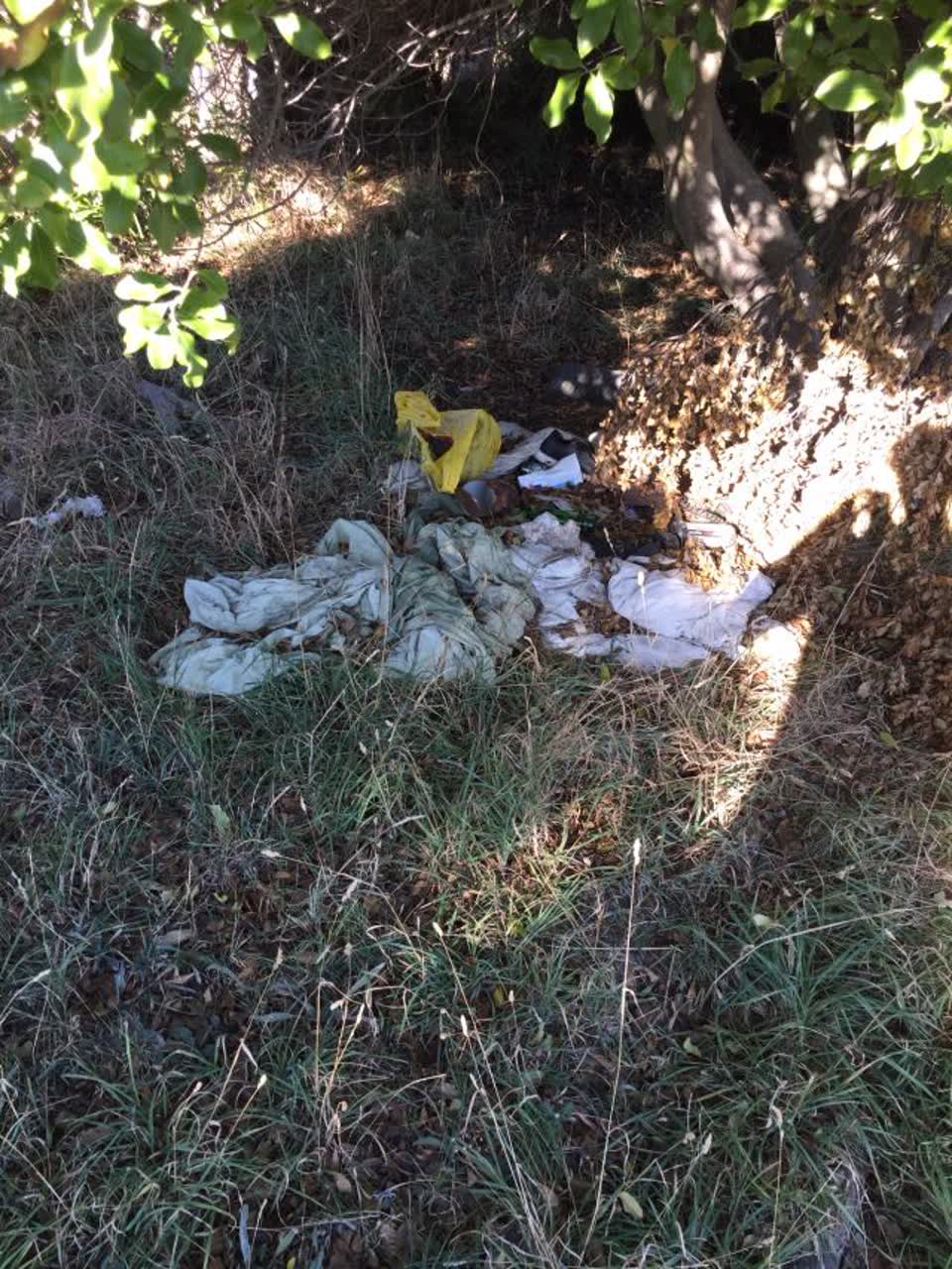 The photograph attached to this rubbish/recycling report