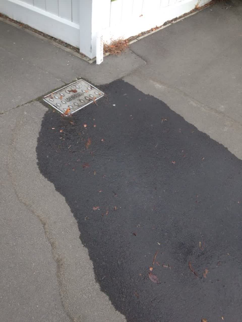 The photograph attached to this wastewater/stormwater report