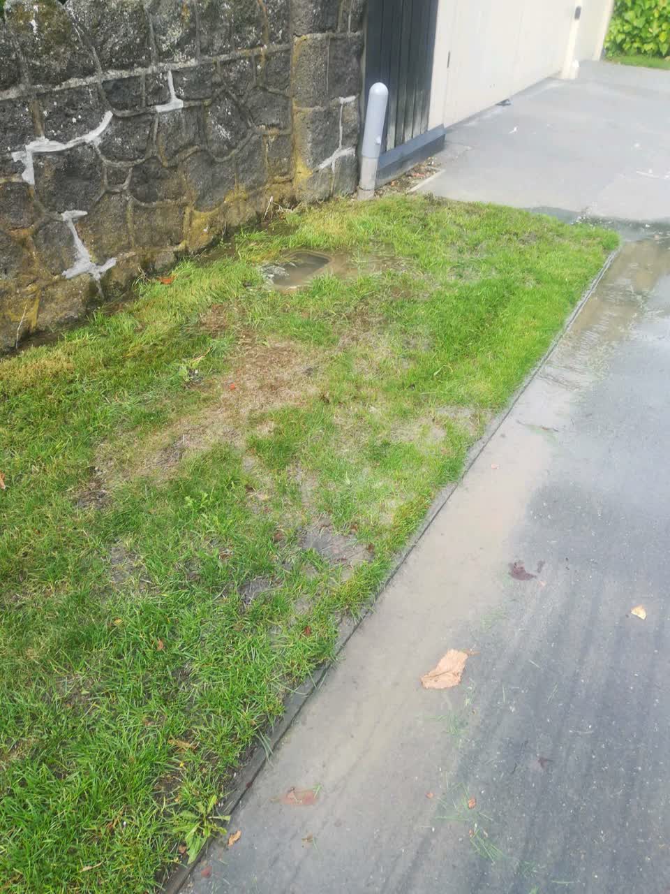 The photograph attached to this wastewater/stormwater report