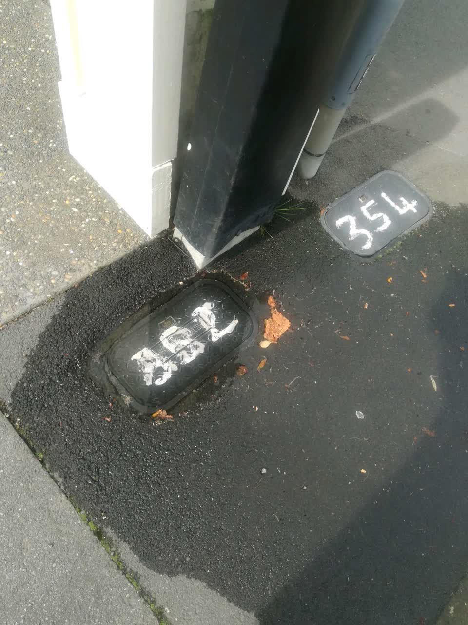 The photograph attached to this wastewater/stormwater report