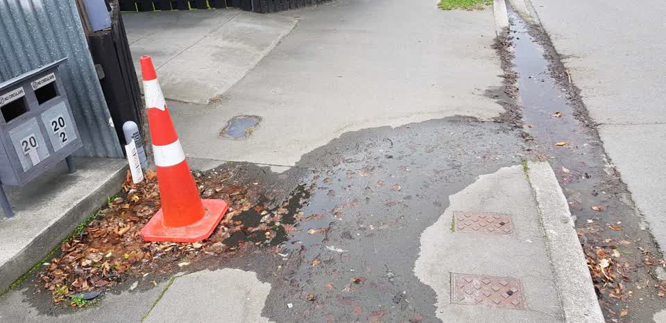 The photograph attached to this water supply report