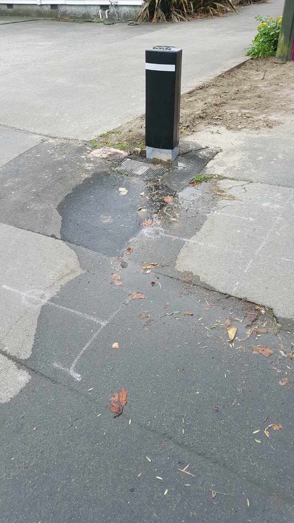 The photograph attached to this water supply report
