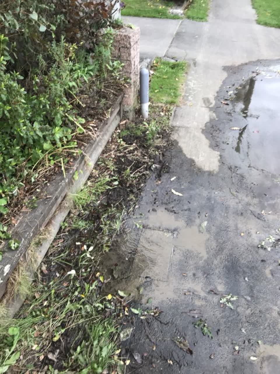 The photograph attached to this water supply report