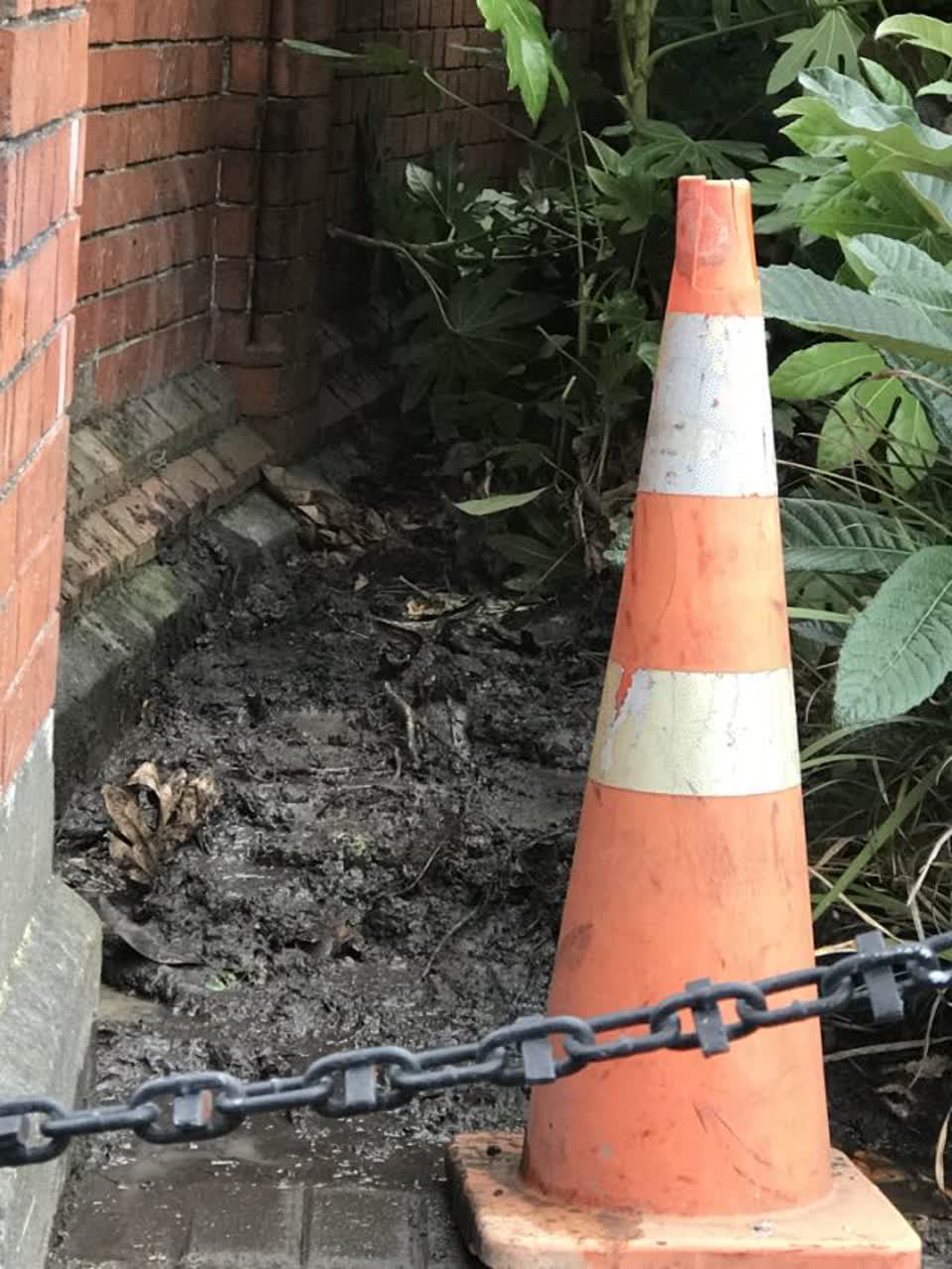 The photograph attached to this wastewater/stormwater report
