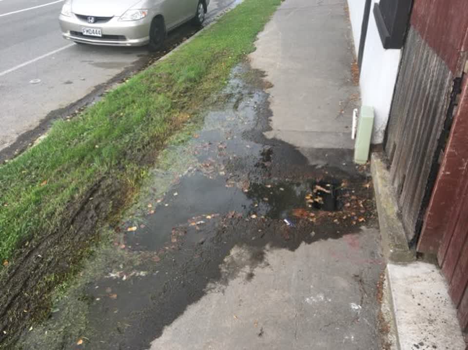 The photograph attached to this water supply report