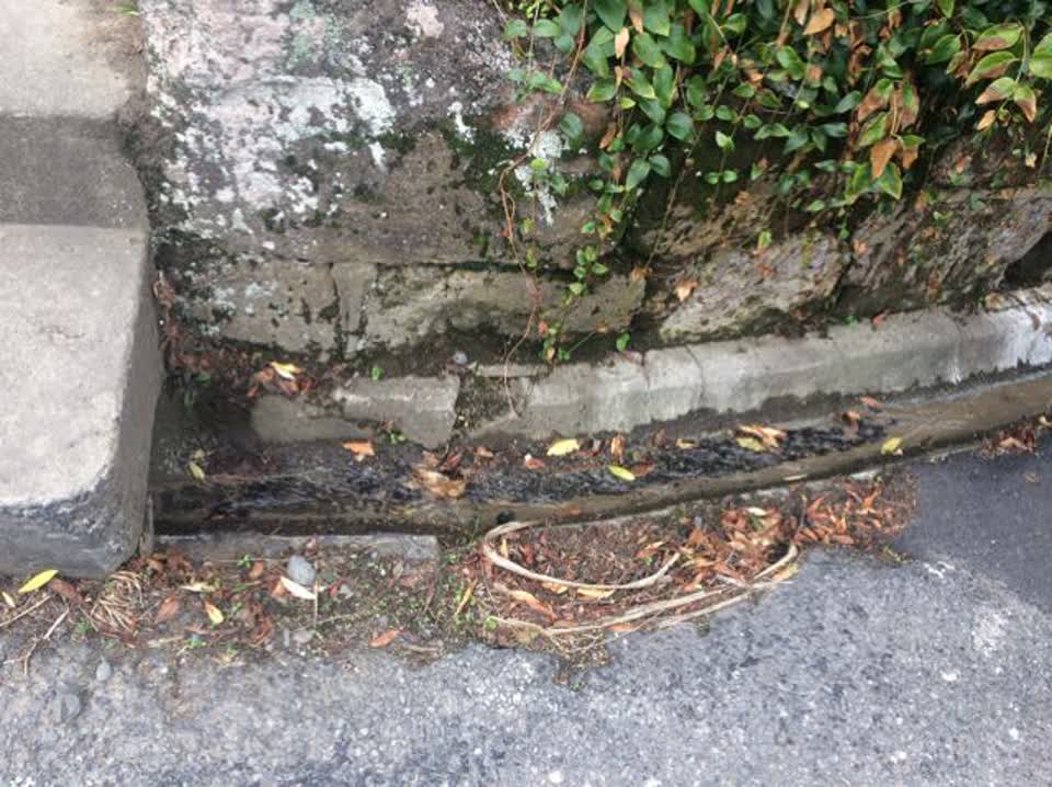 The photograph attached to this water supply report