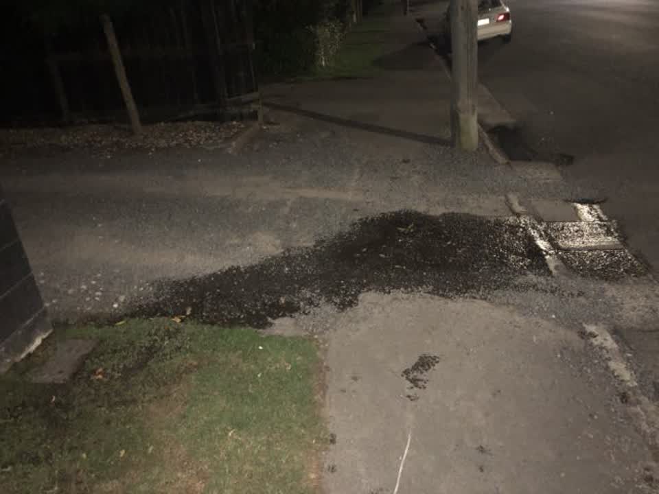 The photograph attached to this water supply report